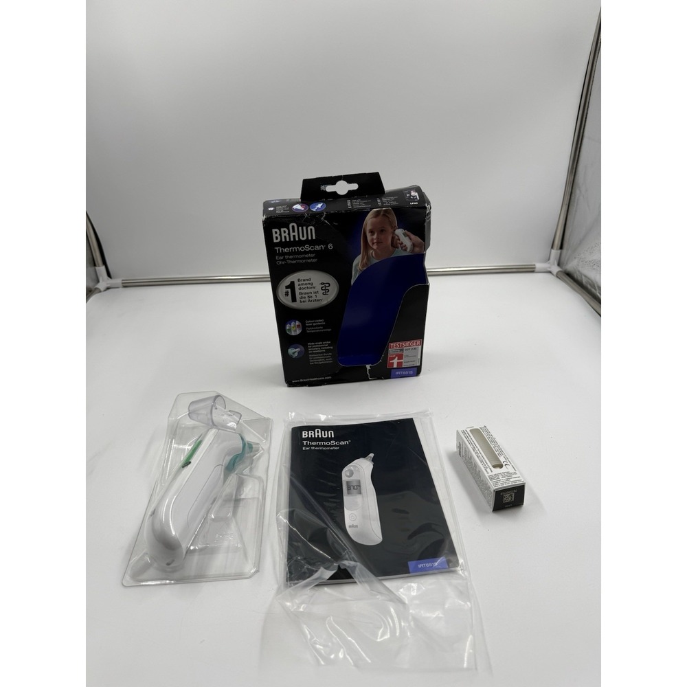 Braun ThermoScan 6 Digital Ear Thermometer - White‎ (IRT6515)